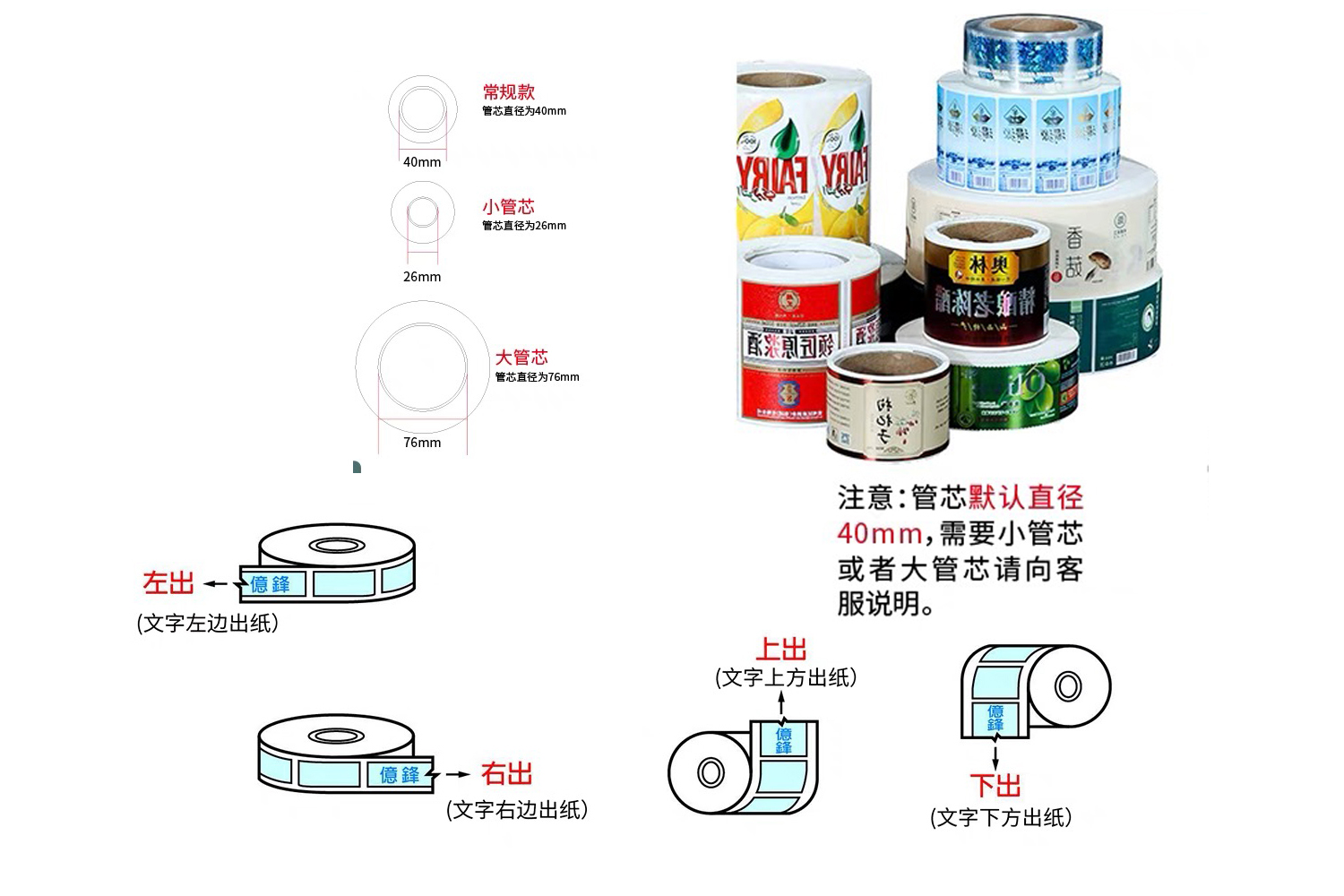 彩色印刷卷筒標簽